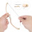 Professional Eyebrow Mapping Tool with Adjustable Ruler for Symmetrical Brow Positioning Gold 2