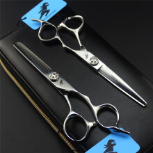 Professional Hair Cutting Scissors Kit 6 Inch Stainless Steel UltraSharp Ergonomic Barber Shears