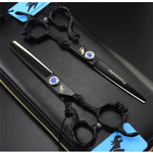 Professional 6 Inch Stainless Steel Hair Cutting Scissors with Ultra Sharp Blades for Salon and Home