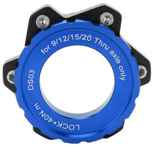 Adaptateur Centerlock vers 6 boulons, BCD 44 mm / 1,7 po, bleu