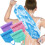 Back Scrubber Towel with Handles for Gentle Deep Exfoliation and Full Back Coverage, 4 Pcs Nylon 1