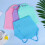 Back Scrubber Towel with Handles for Gentle Deep Exfoliation and Full Back Coverage, 4 Pcs Nylon 5