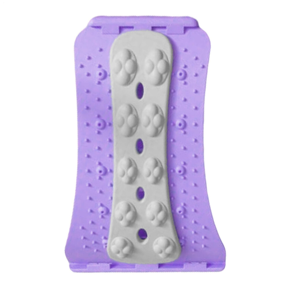 Adjustable Back Stretcher with Lumbar Support for Pain Relief, Posture Correction and Massage