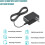 AC Power Adapter for Cisco Linksys WVC80N Camera, Universal 100240V, 6ft Durable Cable 5
