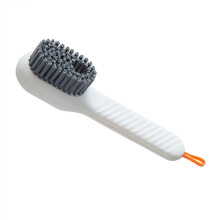 Automatischer Schuhbürsten-Waschbürste Nylon weiche Borsten Weiß 17x4,5cm