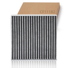 Activated Carbon Cabin Air Filter CF11182, Odor Removal and Dust Pollen Filtration for Cars