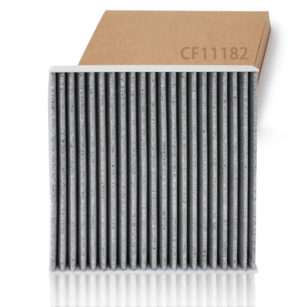 Activated Carbon Cabin Air Filter Cf11182, Odor Removal And Dust Pollen Filtration For Cars 9092120542288