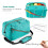 Bolsa para lana de tejer verde con correa ajustable 4