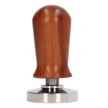 51 mm kaffestamper med trehåndtak og rustfritt stål
