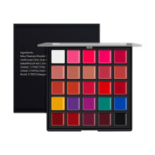 25 Color Lip Gloss Palette and Matte Waterproof Lipstick Set, LongLasting Smooth Makeup