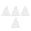 4PCS ABS Dive Line Arrow Markers, Wreck Cave Triangle Guide Rope Indicator 16
