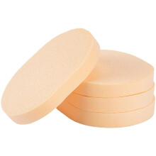 4Pcs Oval Facial Cleansing Sponges Makeup Remover Pads Reusable Gentle Exfoliating for Daily Use