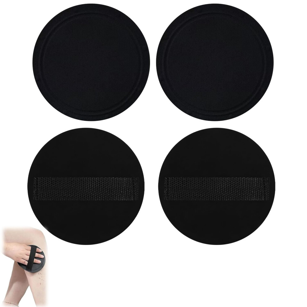 Silicone Bath Scrubber Set 4pcs with Body Exfoliating Shower Brush for Gentle Skin Cleansing