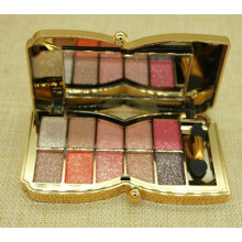 Eyeshadow Palette with Diamond Shimmer and Matte Shades, Vibrant Longlasting Ten Color Set