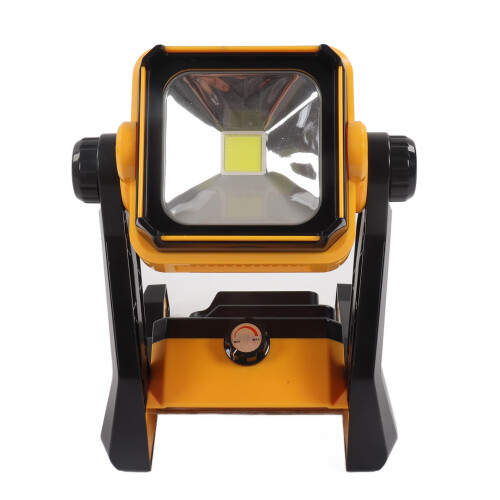 Portable LED Flood Light With Hook Design Rechargeable Work Light Energy Efficient LED Durable Outdoor Lighting Rotatable Lamp Head Multi Functional