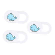 Webcam Cover Slider 3pcs Blue Cute Whale Design for Laptop Tablet Privacy Protection Easy Slide