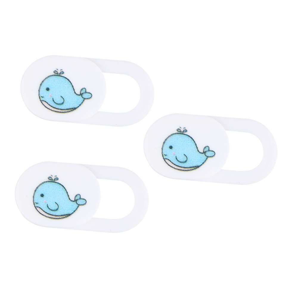 Webcam Cover Slider 3Pcs Cute Whale Design For Laptop Tablet Privacy Protection Easy Slide Blue 9169991700533