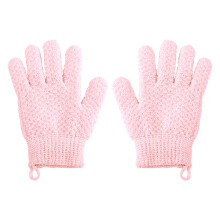 Exfoliating Shower Gloves DualSided Body Scrubber for Deep Skin Cleansing and Massage 2 Pcs