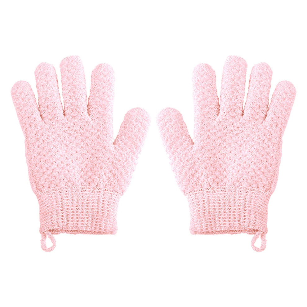 Exfoliating Shower Gloves DualSided Body Scrubber for Deep Skin Cleansing and Massage 2 Pcs