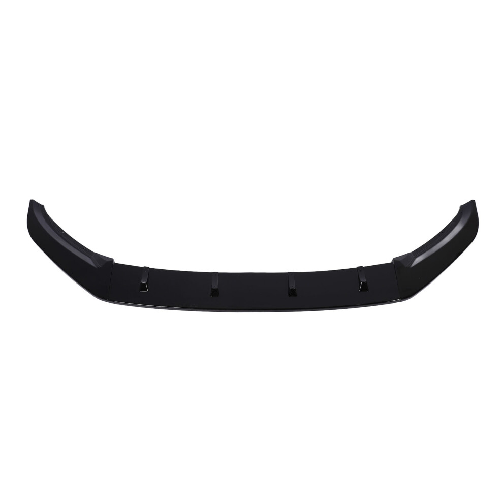 Gloss Front Bumper Lip Spoiler Kit Black 7340572788290