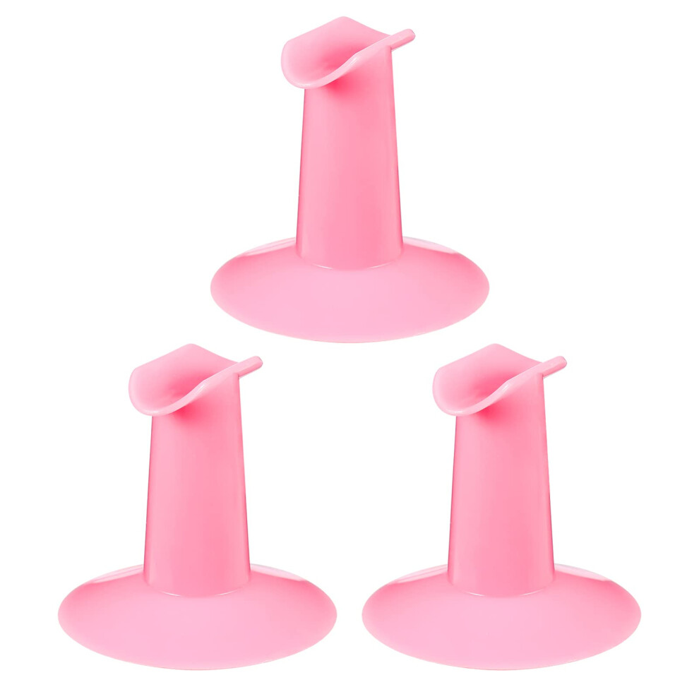 3pcs Plastic Nail Art Finger Rest Stand Set for Stable Positioning and Professional DIY Manicure