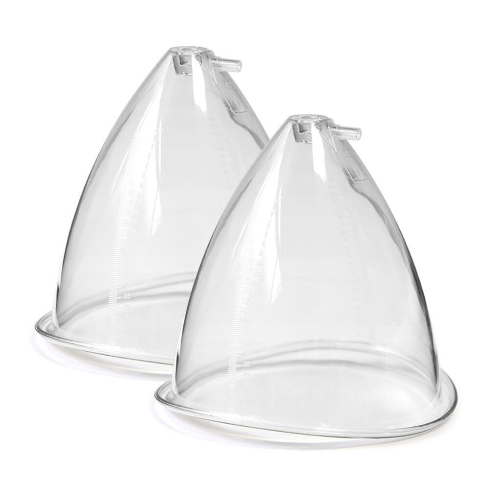 Vacuum Butt Lifting Cups Extra Large 80ml Breast Enhancement Therapy for Spa and Home Use