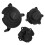 3pc Matte Black Engine Guard for ZX-10R 2011-2021 16
