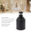 Manual 300ML Black Circular Soap Dispenser 3