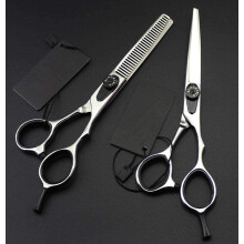 Professional Stainless Steel Hair Cutting Scissors Set 6 Inch Ergonomic Salon Barber Tools