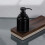 Manual 300ML Black Circular Soap Dispenser 4
