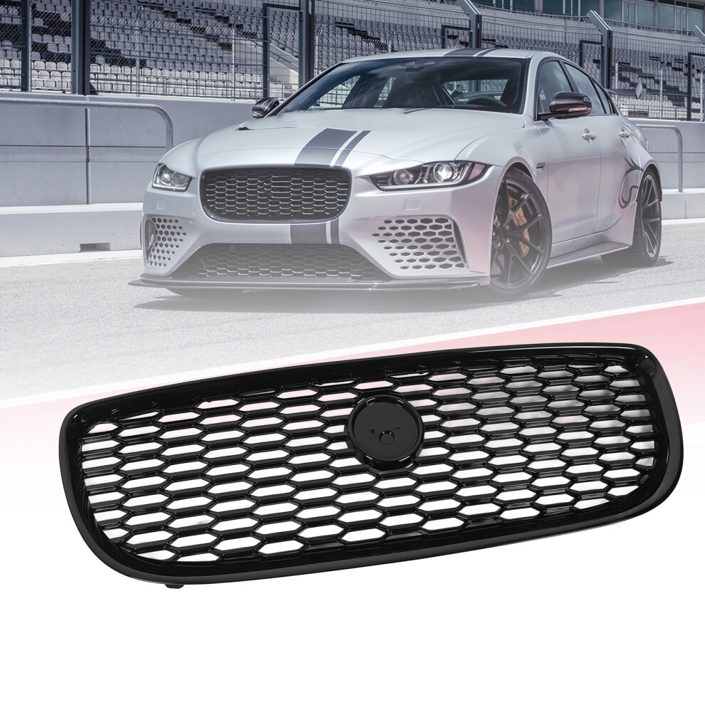 Sporty Gloss Grille For Jaguar Xe Black 7055741452321