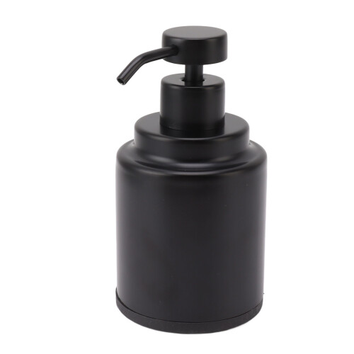 Manual 300ML Black Circular Soap Dispenser 1