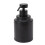 Manual 300ML Black Circular Soap Dispenser 1