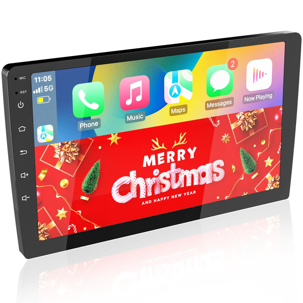 Wireless Car Stereo With Wireless Carplay Android Auto, 9' Touchscreen Gps, Backup Camera 9092120544459
