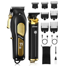 Hair Clippers for Men Professional Cordless Trimmer Set with Precision Fade Control and Long Battery Life