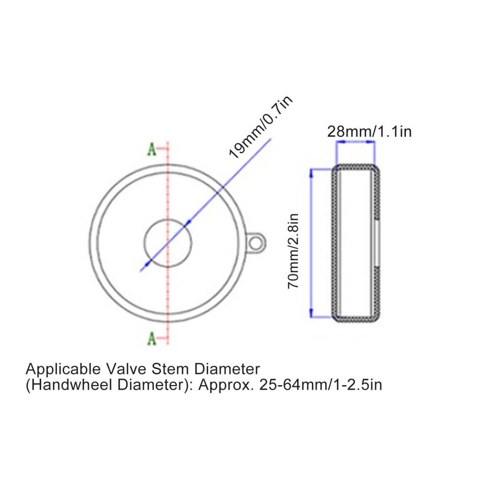 Foldable Valve Lockout 25-64mm Industrial