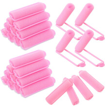 28PCS Heatless Foam Hair Rollers for Women, Soft Sponge Curlers for Overnight Styling Long or Short Hair