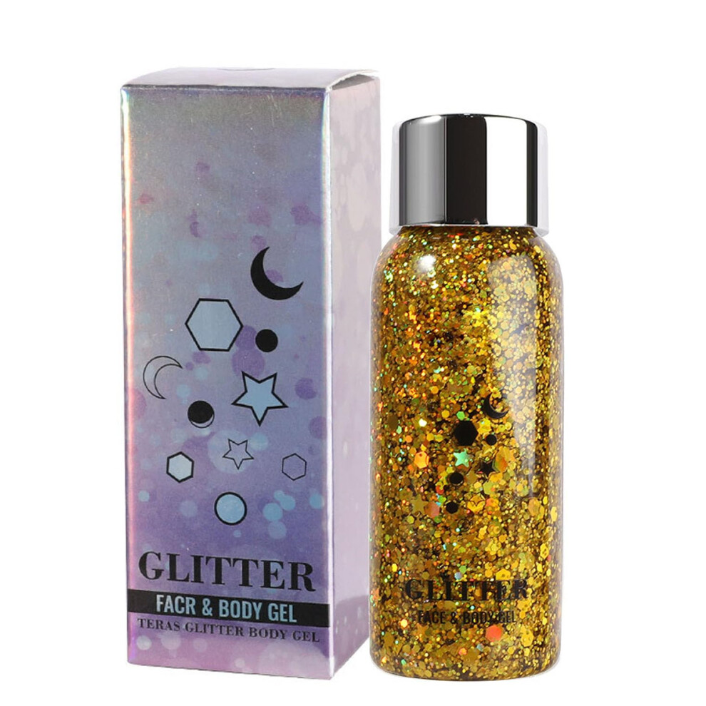 Body Glitter Gel with Holographic Color Shift for Face Hair Nails Festival Makeup 03