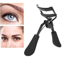 Eyelash Curler Stainless Steel with Silicone Pad, Fits All Eye Shapes, LongLasting Curl, Black