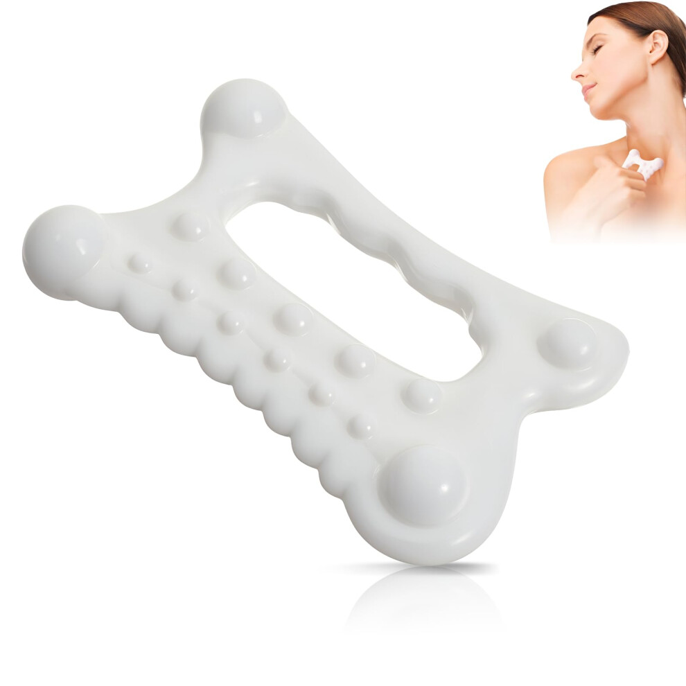 Gua Sha Massage Tool for Face and Body Muscle Relief, Ergonomic Wave and Smooth Edge Massager