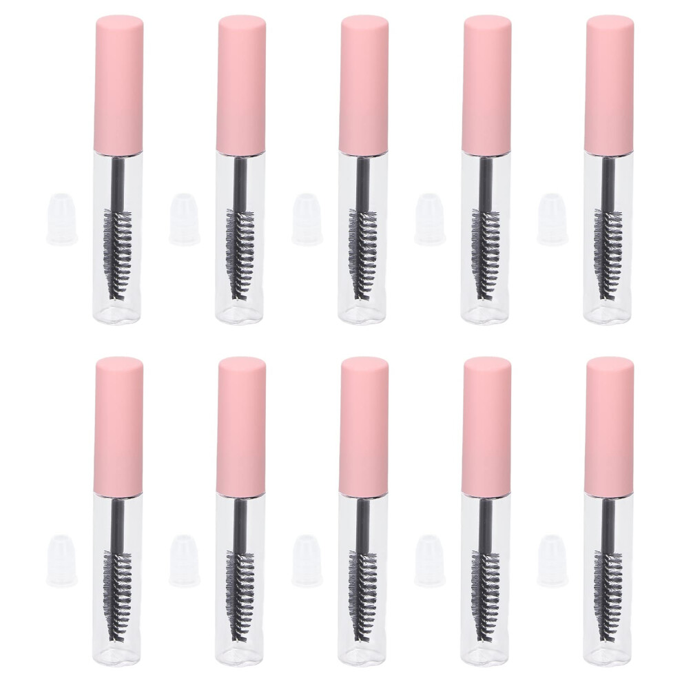 Empty Mascara Tubes 10pcs 5ml Refillable Wand Containers with Leakproof Screw Lid for Eyelash Serum