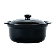 Ceramic Soup Pot 1800ml Casserole Dish with Lid for Healthy Slow Cooking and Stews
