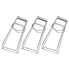 3pcs Stainless Steel Plate Lifter and Bowl Gripper Clips for AntiScald NonSlip Kitchen Use