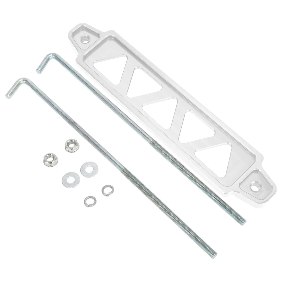 Universal Aluminum Car Battery Tie Down Bracket Set With Jhooks, Secure Lock, Vibrationresistant 9113335830103