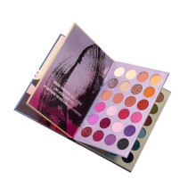 72 Color Folding Eyeshadow Palette with Pearlescent Shimmer, 3 Layer Travel Friendly Makeup Book