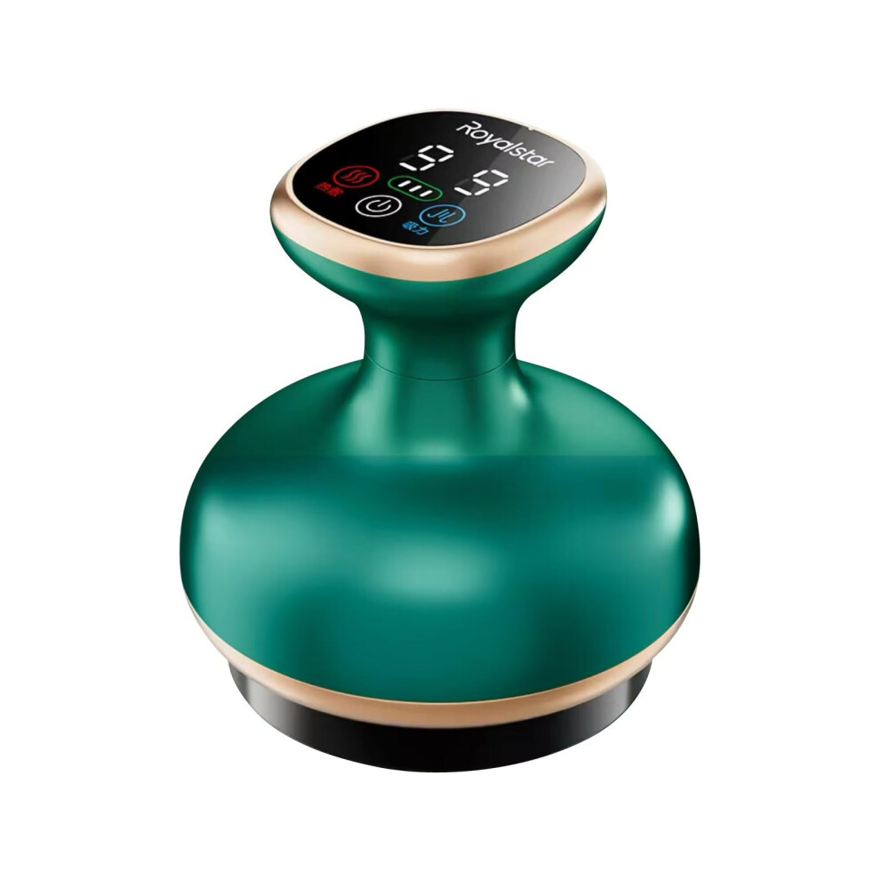 Cupping Therapy Massager with Red Light Heat, USB Rechargeable for Muscle Pain Relief, One Size