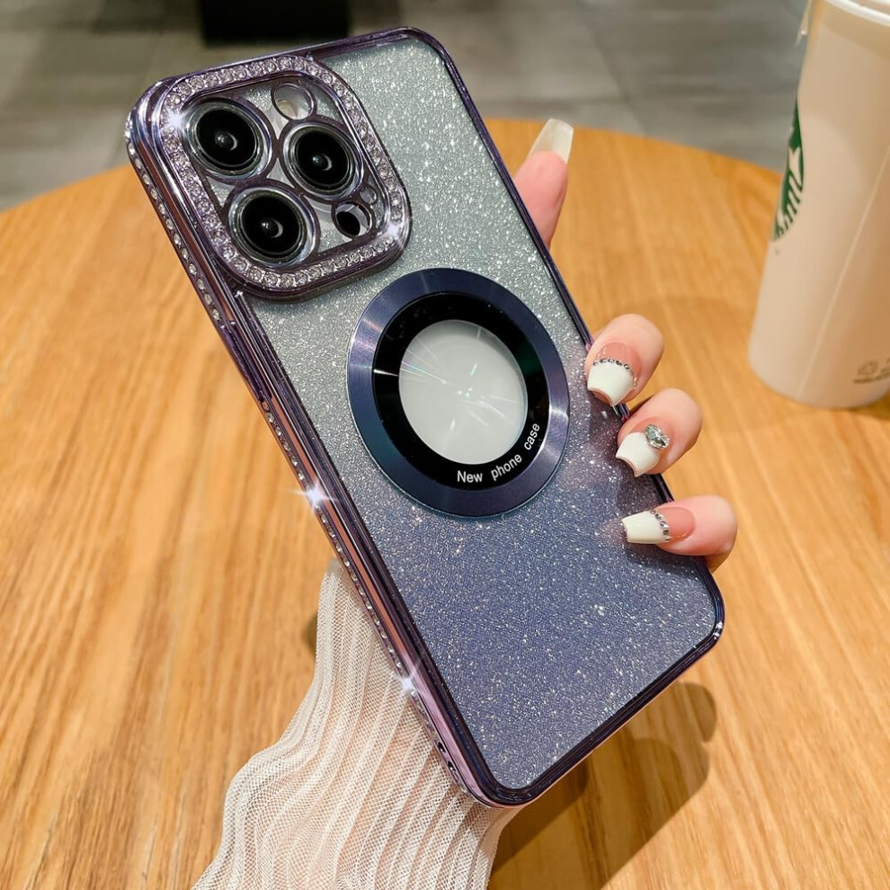 Luxury Glitter Gradient Plating Case For Iphone 13 Pro Max And 14 Pro Max Shockproof Tpu Cover 9174973627647