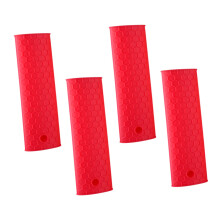 Silicone Pot Handle Cover Set, Heat Resistant NonSlip Grip for Cast Iron Skillet, 4pcs