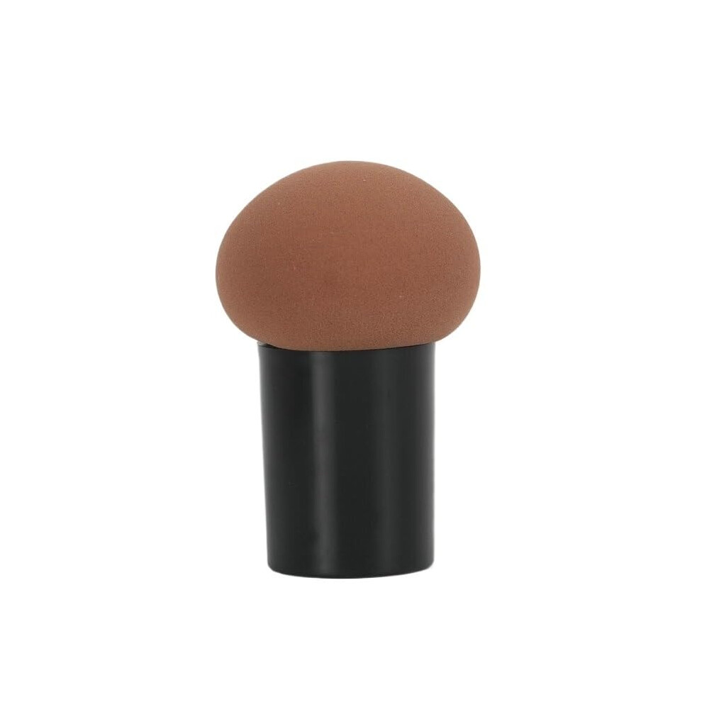 Makeup Sponge Set with Mushroom Head for Flawless Wet and Dry Foundation, Coffee