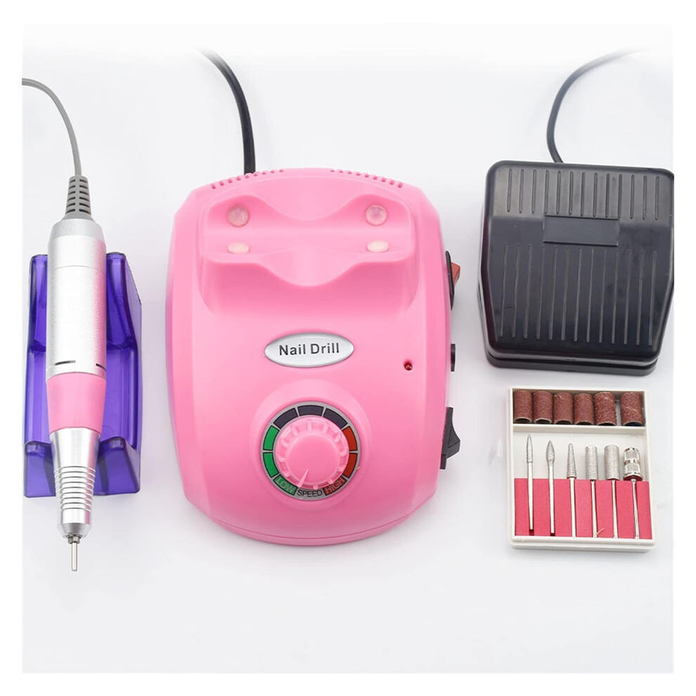 Electric Nail Drill 35000RPM Professional Nail File for Acrylic Gel Nails Manicure Pedicure